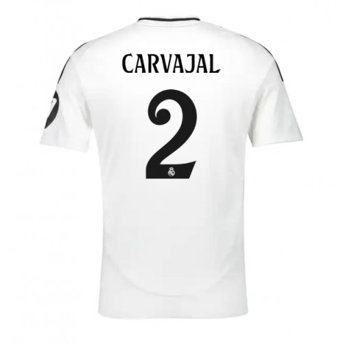 Fotbalové Dres Real Madrid Daniel Carvajal #2 Domácí 2024-25 Krátký Rukáv